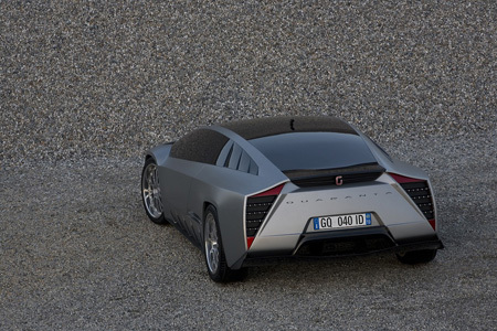 Футуристическая Italdesign Giugiaro Куаранта Концепт