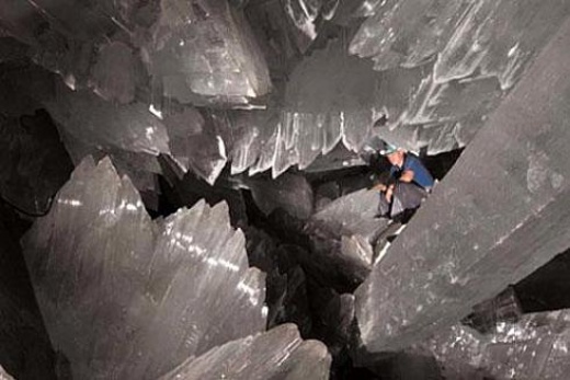 Сказочная пещера в мексиканской пустыне 