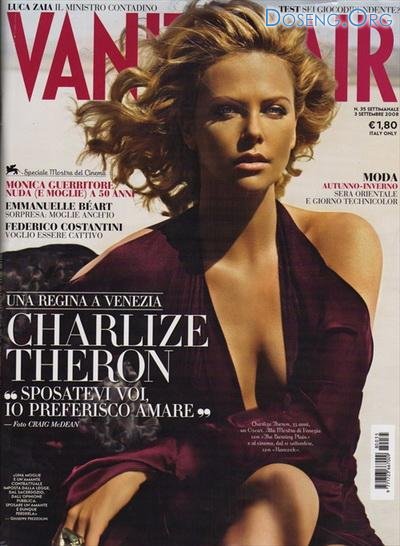   (Charlize Theron)  ELLE & Vanity Fair