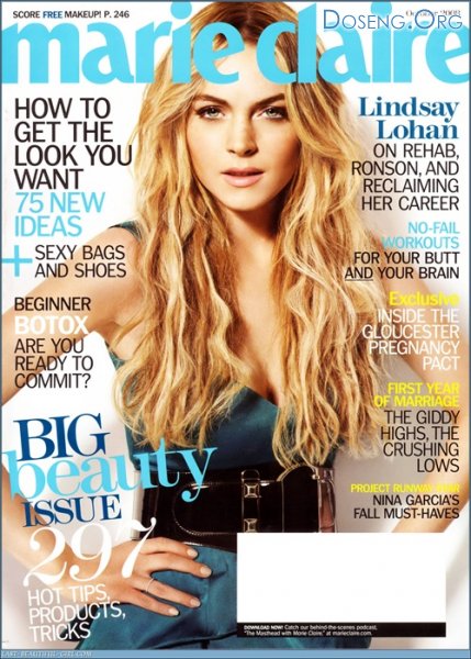  (Beyonc&#233;)    (Lindsay Lohan)     Marie Claire