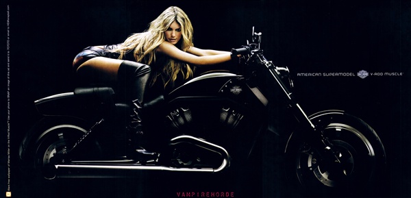   (Marisa Miller)    Harley Davidson,   ...