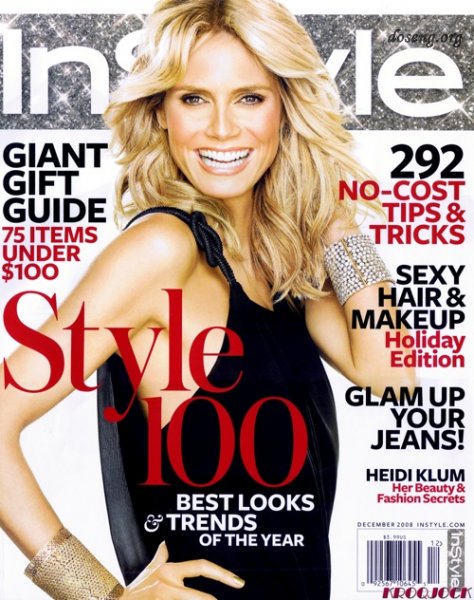 Heidi Klum   InStyle Magazine (8 )