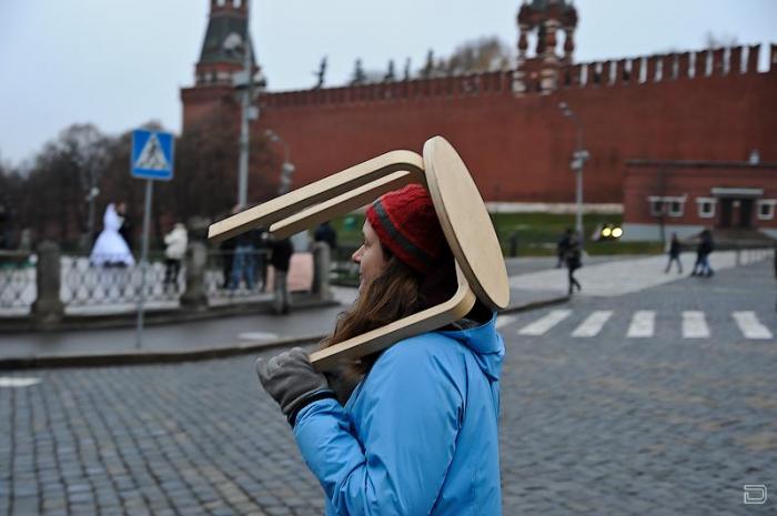 Флешмоб на Красной площади с табуретом (20 фото)