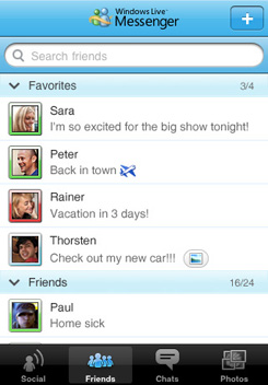 - Live Messenger  iPhone, iPod touch  iPad (5 )