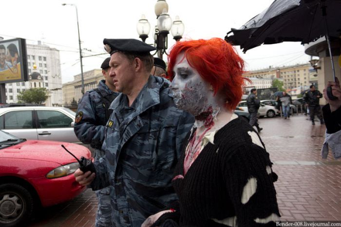 Зомби парад на Старом Арбате (35 фото)