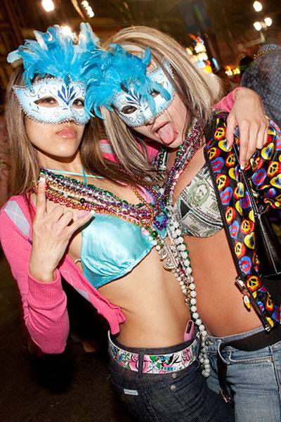 Carmen electra mardi gras spring fan images