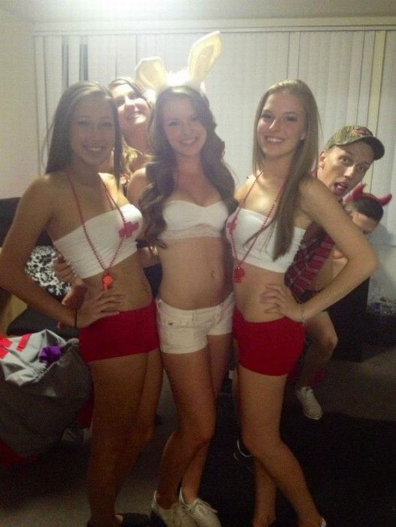 Sexy college halloween party