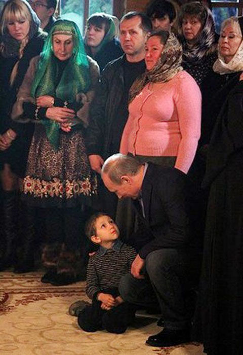 Что Путин сказал мальчику? (2 фото)