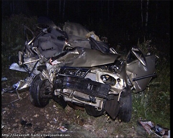Жесткая авария с участием трактора и Opel