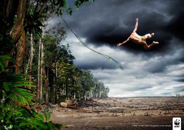 Подборка рекламных постеров WWF