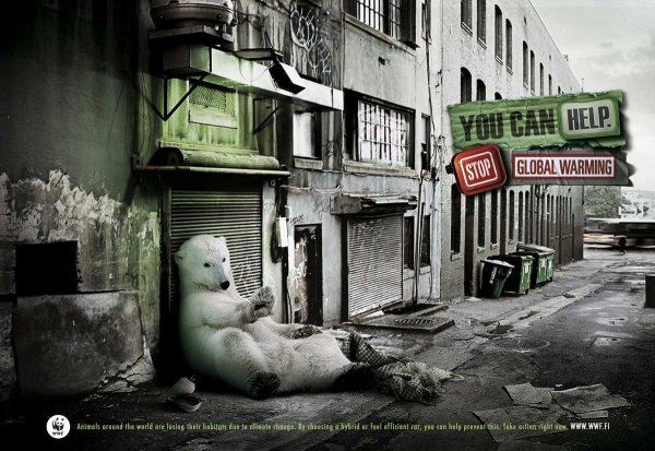 Подборка рекламных постеров WWF