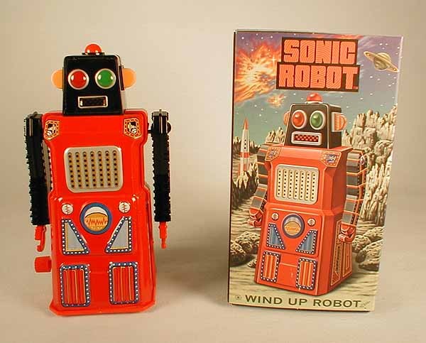 Роботы игрушки 50-х