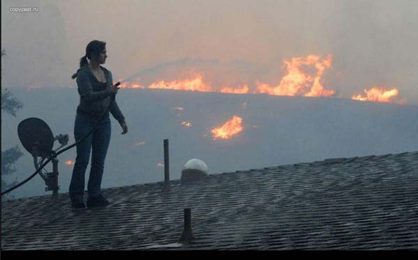 Пожары в Калифорнии (9 фото)