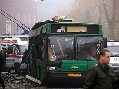 Взрыв в автобусе в Тольятти