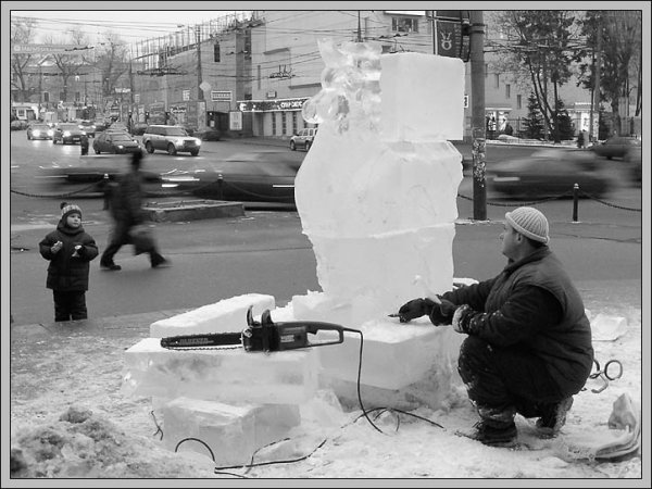 Красота ледяных фигур
