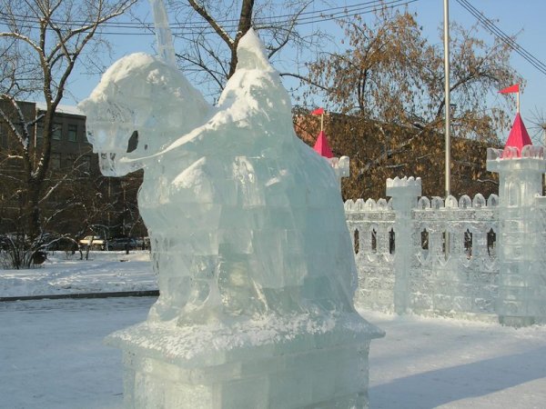 Красота ледяных фигур