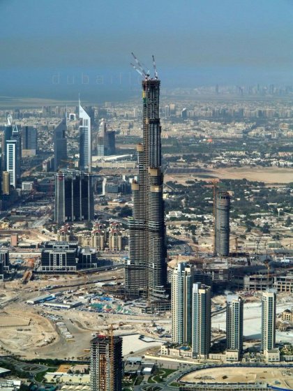 Самый высокий небоскреб в мире - Burj Dubai (21 фото)