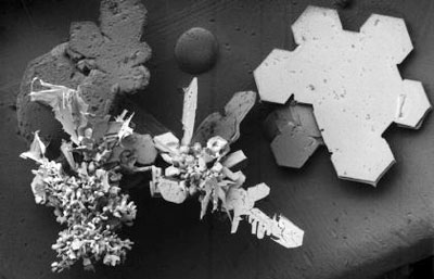 Снег под микроскопом