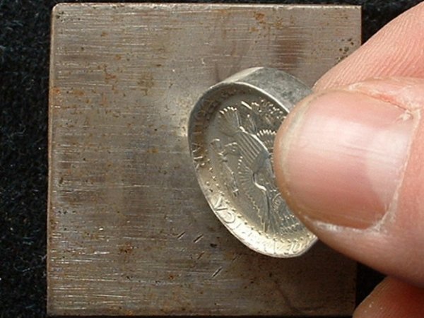 Кольцо из серебрянной монеты своими руками