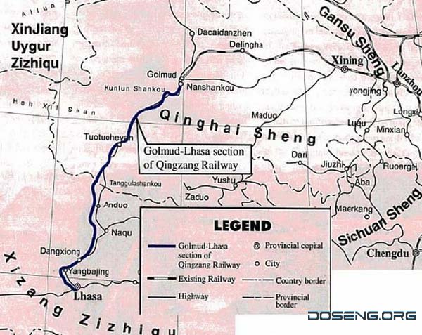 Цинхай-Тибетская железная дорога (32 фото)