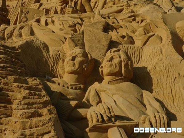 Песочные скульптуры (21 фото)