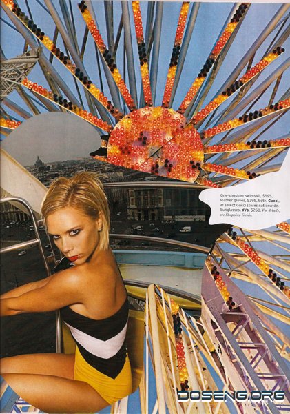 Victoria Beckham в журнале Elle (10 сканов)
