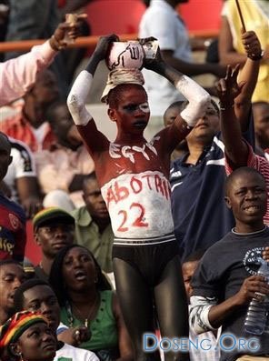 Африканские футбольные фанаты (20 фото)