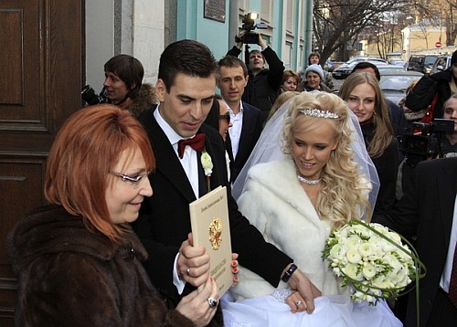 Романтическая свадьба Дмитрия Дюжева (8 фото)