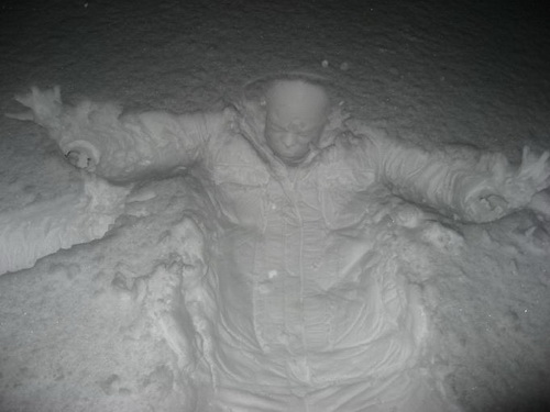 Лицом в снег (7 фото)