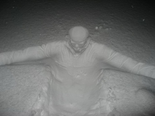 Лицом в снег (7 фото)