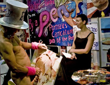 Pricasso - художник рисующий пенисом (7 фото)