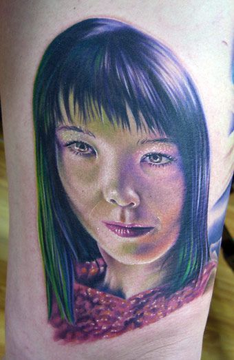 Портретные татуировки мастера Майка Девре (68 фото)