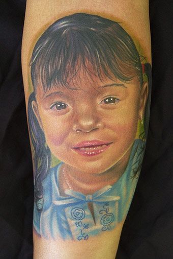 Портретные татуировки мастера Майка Девре (68 фото)