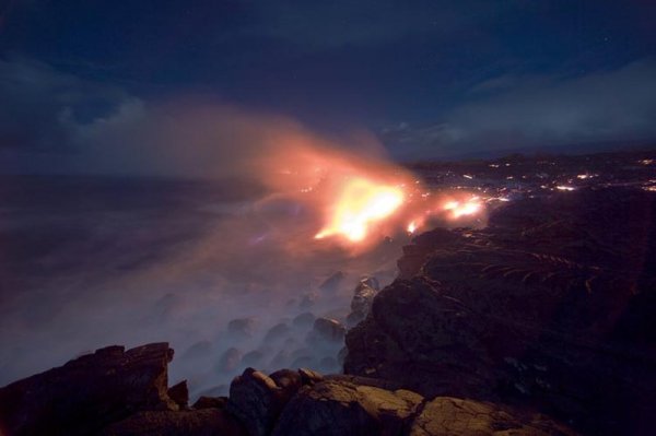 Вулкан на Гаваях (9 фото)