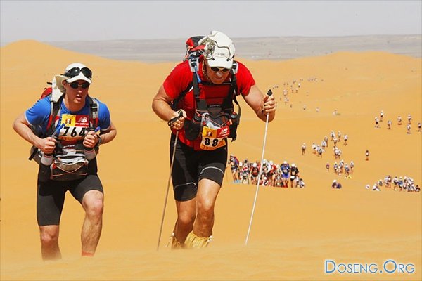 Песчаный марафон в пустыне Сахара