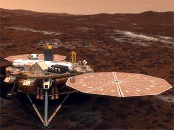 Американский зонд Phoenix совершил посадку на Марсе