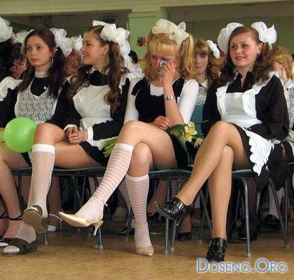 Украинские выпускницы любят отжигать :)