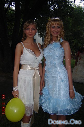 Украинские выпускницы любят отжигать :)