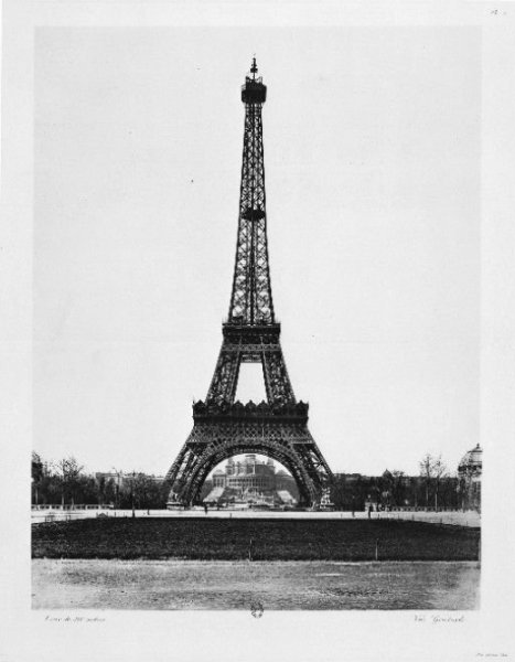 Архивные фотки строительства Эйфелевой башни