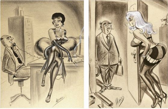 Эротические иллюстрации времен Второй мировой войны