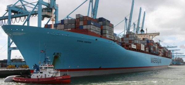 Самое большое грузовое судно в мире (7 фото)
