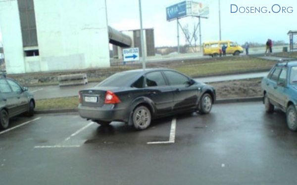 Как не нужно парковаться