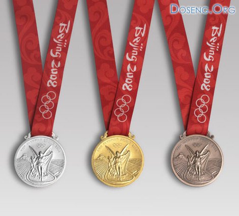 Медали Китая 2008. 3 фото