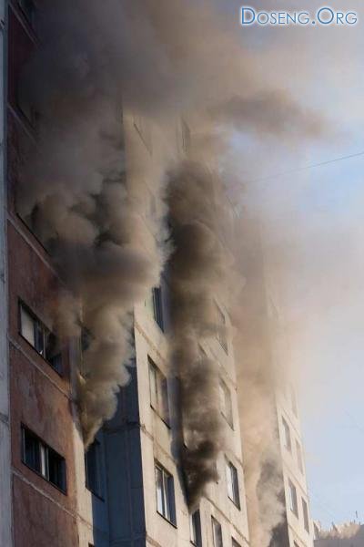 Ужасный пожар в Одинцово
