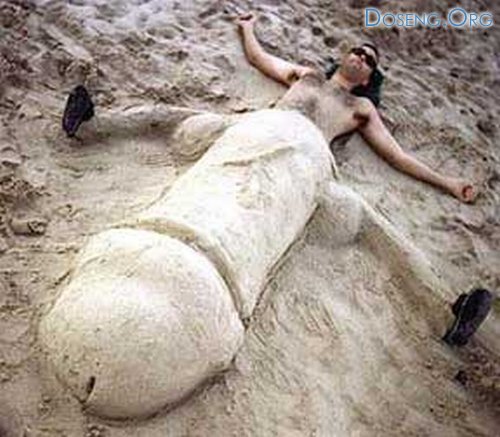 Подборка фигурок из песка