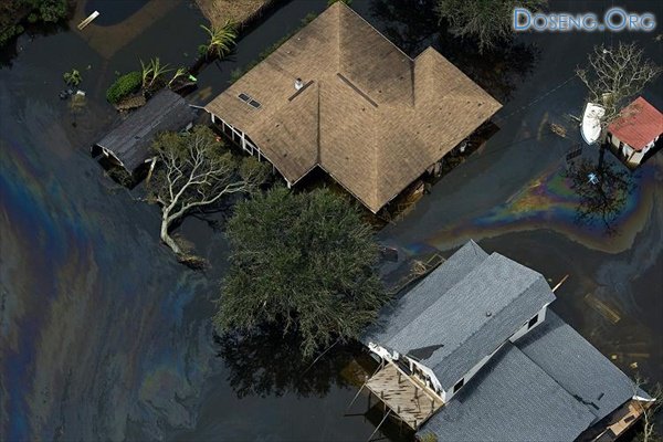 Штаты Техас и Луизиана: после удара урагана Айк