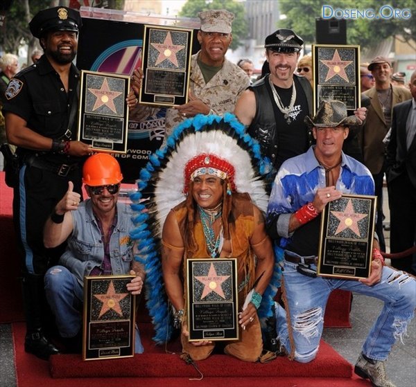 Группа Village People получила звезду на Аллее Славы