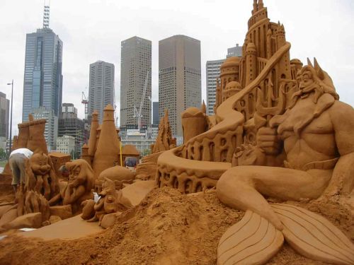 Великолепные постройки из песка