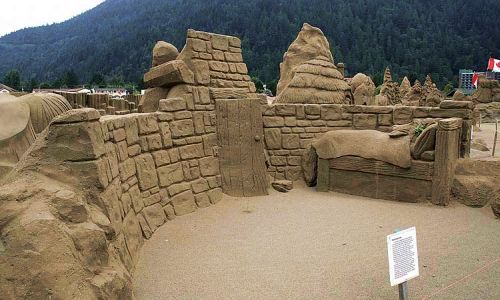 Великолепные постройки из песка