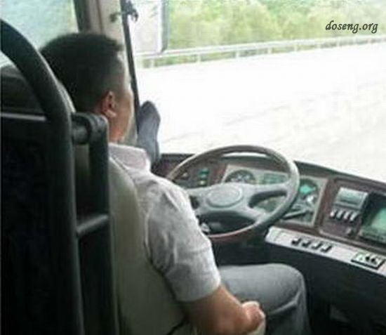 Водители автобусов в Китае...